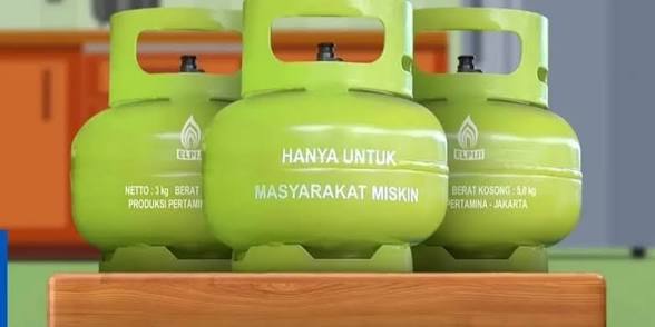 Isi ulang gas LPG 3 Kg